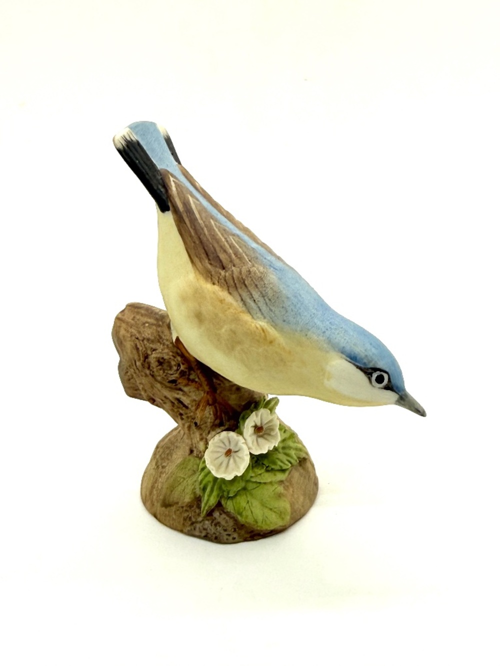 Aynsley Fine Porcelain NutHatch Bird Figurine Made in England